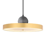 1156P16-625 Saleen LED Pendant With Sun Gold & Black Finish