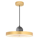 1156P16-625 Saleen LED Pendant With Sun Gold & Black Finish