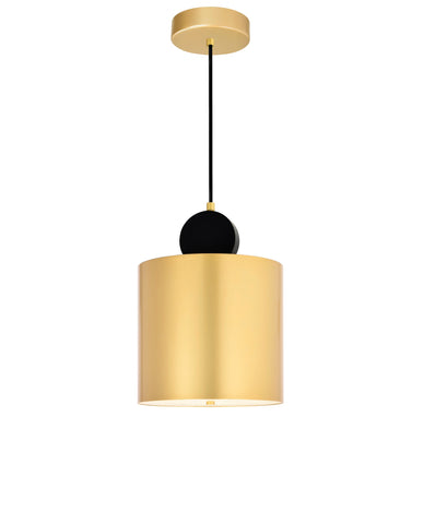 1156P9-625 Saleen LED Mini Pendant With Sun Gold & Black Finish