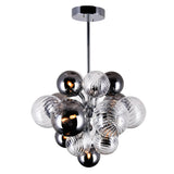 1205P16-8-601 Pallocino 8 Light Chandelier With Chrome Finish