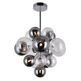 1205P16-8-601 Pallocino 8 Light Chandelier With Chrome Finish