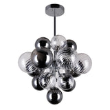 1205P16-8-601 Pallocino 8 Light Chandelier With Chrome Finish