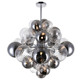 1205P25-15-601 Pallocino 15 Light Chandelier With Chrome Finish