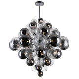 1205P36-27-601 Pallocino 27 Light Chandelier With Chrome Finish