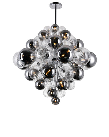 1205P36-27-601 Pallocino 27 Light Chandelier With Chrome Finish