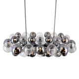 1205P39-27-601 Pallocino 27 Light Island Pool Table Chandelier With Chrome Finish