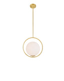 1212P14-1-169 Celeste 1 Light Mini Pendant With Medallion Gold Finish