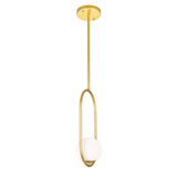 1212P8-1-169 Celeste 1 Light Mini Pendant With Medallion Gold Finish