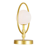 1212T10-1-169 Celeste 1 Light Lamp With Medallion Gold Finish