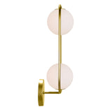 1212W6-2-169 Celeste 2 Light Sconce With Medallion Gold Finish