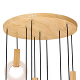 1214P32-10-236 Anello LED Pendant With White Oak Finish