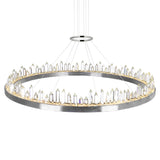 1218P40-613 Agassiz LED Chandelier With Polished Nickel Finish