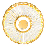 1219P16-1-625 Bjoux LED Chandelier With Sun Gold Finish