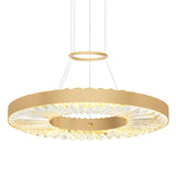 1219P24-1-625 Bjoux LED Chandelier With Sun Gold Finish