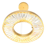 1219P24-1-625 Bjoux LED Chandelier With Sun Gold Finish