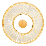 1219P24-1-625 Bjoux LED Chandelier With Sun Gold Finish