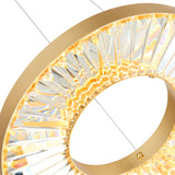 1219P24-1-625 Bjoux LED Chandelier With Sun Gold Finish