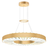 1219P24-1-625 Bjoux LED Chandelier With Sun Gold Finish