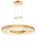 1219P24-1-625 Bjoux LED Chandelier With Sun Gold Finish