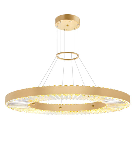 1219P32-1-625 Bjoux LED Chandelier With Sun Gold Finish