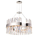 1220P24-601-C Glace LED Chandelier With Chrome Finish