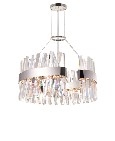 1220P24-601-C Glace LED Chandelier With Chrome Finish