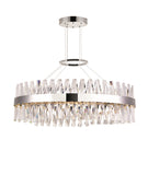 1220P40-601-O Glace LED Chandelier With Chrome Finish