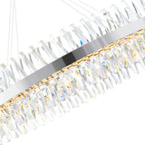 1220P52-601-O Glace Integrated LED Chrome Chandelier