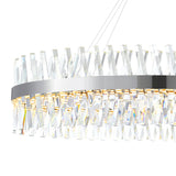 1220P52-601-O Glace Integrated LED Chrome Chandelier