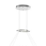 1220P52-601-O Glace Integrated LED Chrome Chandelier