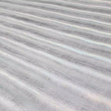 12381 Reflective Translucent ombre striped silver foil metallic wallpaper rolls FL6621