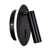 1241W6-101 Private I LED Sconce With Matte Black Finish