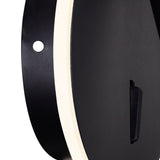 1241W6-101 Private I LED Sconce With Matte Black Finish