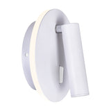 1241W6-103 Private I LED Sconce With Matte White Finish