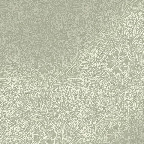 124256 William Morris Marigold Fibrous Sage Wallpaper