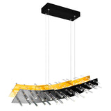 1244P40-101 Gondola LED Chandelier With Black Finish