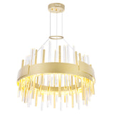 1245P20-602 Millipede 20 in LED Satin Gold Chandelier