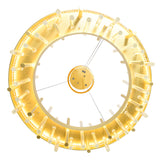 1245P20-602 Millipede 20 in LED Satin Gold Chandelier