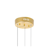 1245P26-602 Millipede 26 in LED Satin Gold Chandelier