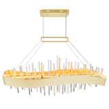 1245P40-602 Millipede 40 in LED Satin Gold Chandelier