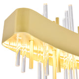 1245P40-602 Millipede 40 in LED Satin Gold Chandelier