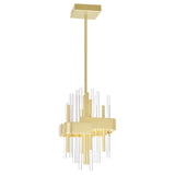 1245P8-602 Millipede 8 in LED Satin Gold Mini Pendant