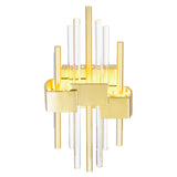 1245W7-1-602 Millipede 7 in LED Satin Gold Wall Sconce