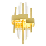 1245W7-1-602 Millipede 7 in LED Satin Gold Wall Sconce