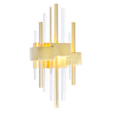 1245W7-1-602 Millipede 7 in LED Satin Gold Wall Sconce