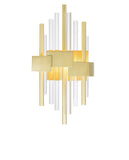 1245W7-1-602 Millipede 7 in LED Satin Gold Wall Sconce