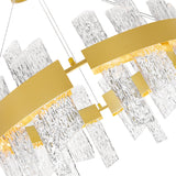 1246P32-602 Guadiana 32 in LED Satin Gold Chandelier