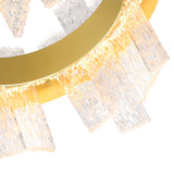 1246P32-602 Guadiana 32 in LED Satin Gold Chandelier