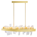 1246P39-602 Guadiana 39 in LED Satin Gold Chandelier