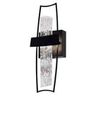 1246W5-101 Guadiana 5 in LED Black Wall Sconce